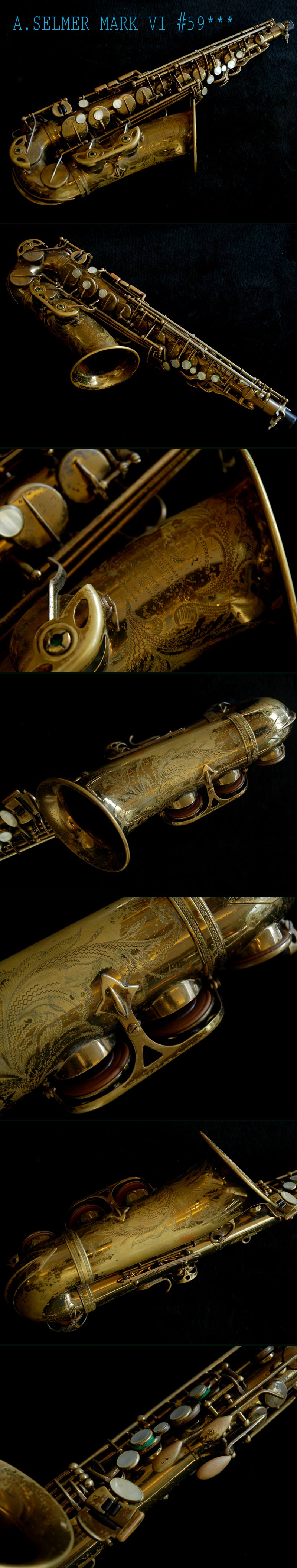 A.SELMER MARK VI 5万番台オリジナルラッカーアルト