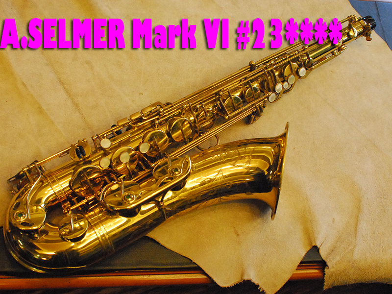 A.SELMER MARK VI 23万番台　オリジナルラッカー９０％　テナーサックス